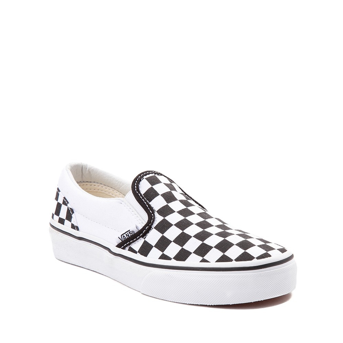 Journeys Vans Slip-On Checkerboard Skate Shoe available now at