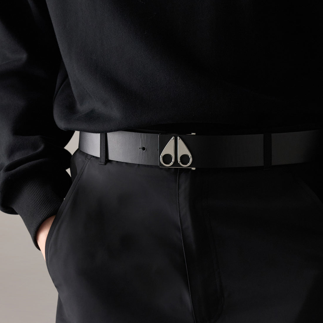 Moose Knuckles Logo Icon Belt