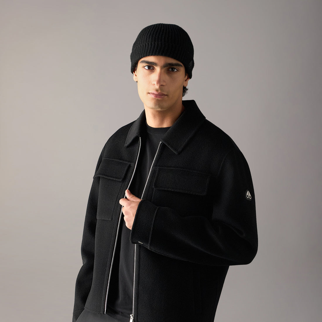 Moose Knuckles Men's Jacques Wool Jacket