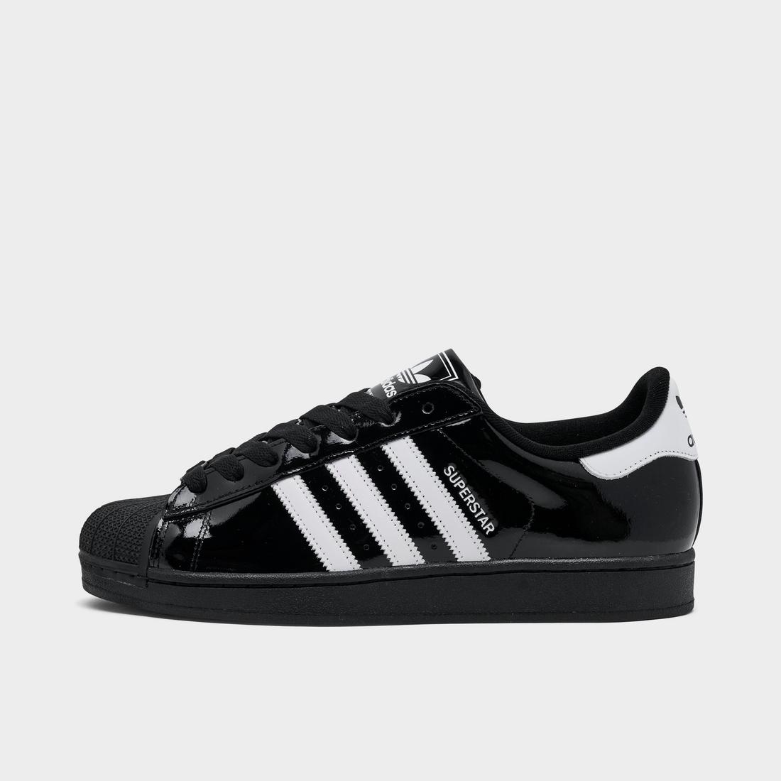 adidas gazelle silver green womens adidas Men's Superstar II Shoes, Size 8.5, Black/Black main image 0