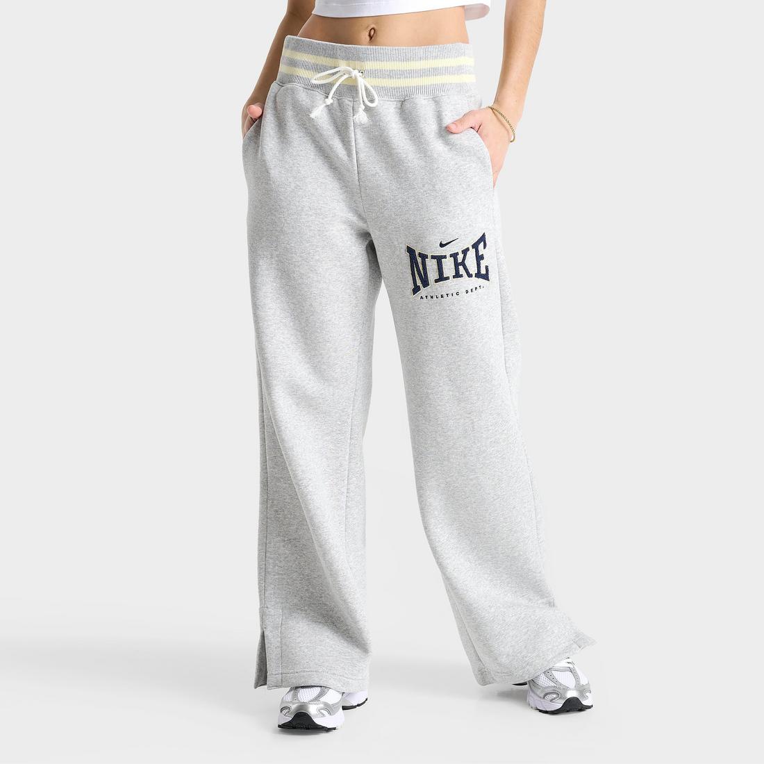 JD Nike Women's Phoenix Fleece Athletic Dept. High-Waisted Wide