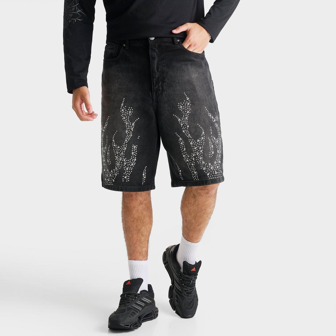 Supply & Demand Men's Flame Denim Shorts