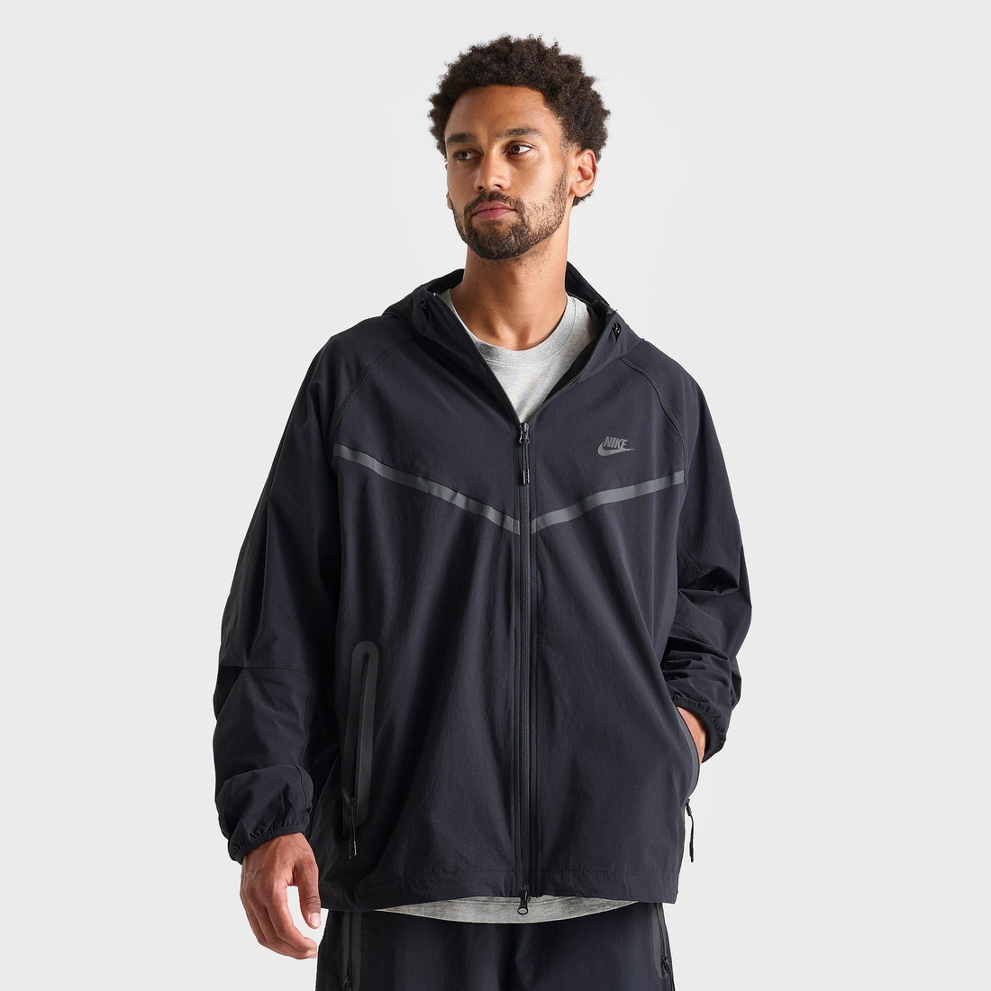 JD Sports Men s Nike Tech Windrunner Woven Full Zip Jacket available now at Orland Square