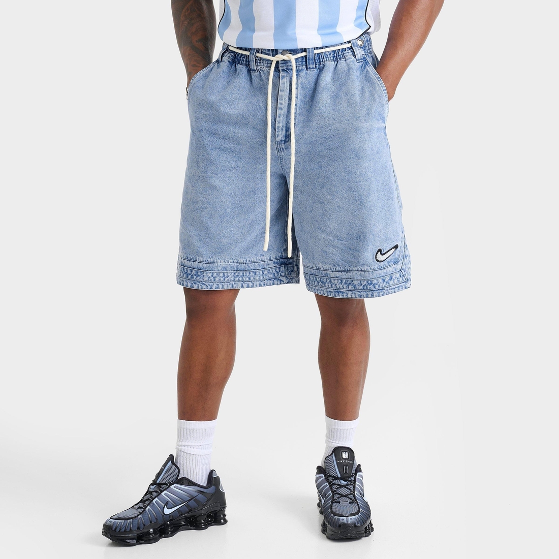 nike grey shorts jd