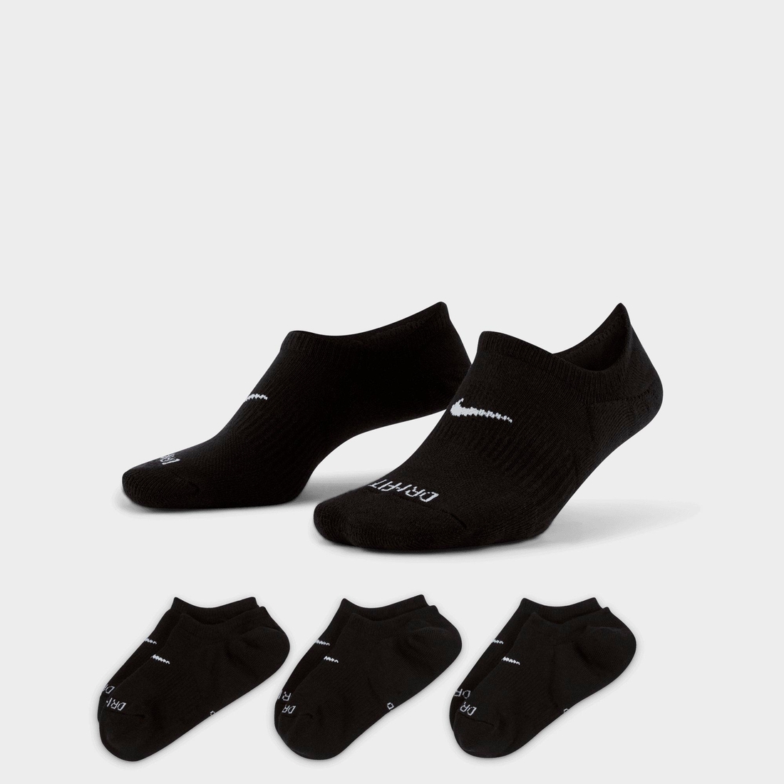 JD Sports Women s Nike Everyday Plus Cushioned Training Footie Socks 3 Pack available now at University Park Mall