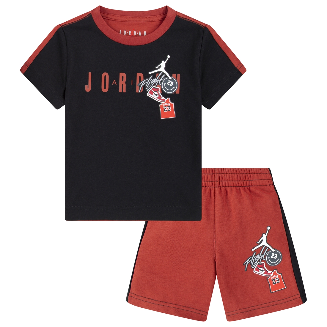 Kids Foot Locker Boys Jordan AJ Patch FT Shorts available now at Concord Mills