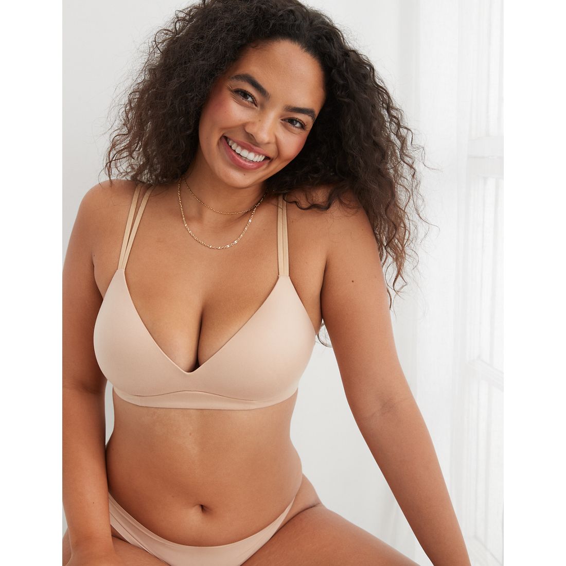 Aerie Sunnie Wireless Push Up Bra