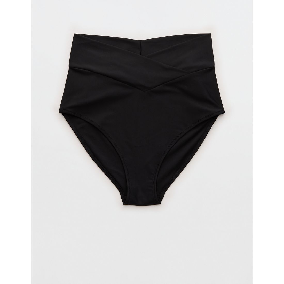 Aerie High Rise Full Coverage Crossover Bikini Bottom