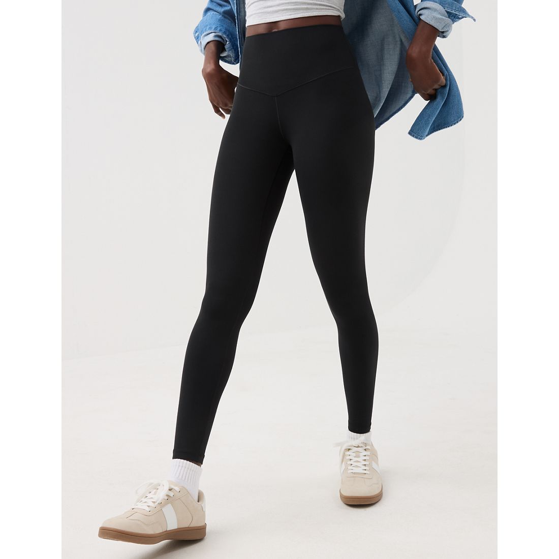 Leggings Aerie Play Real Me High Waisted Aerie Leggings With Pockets