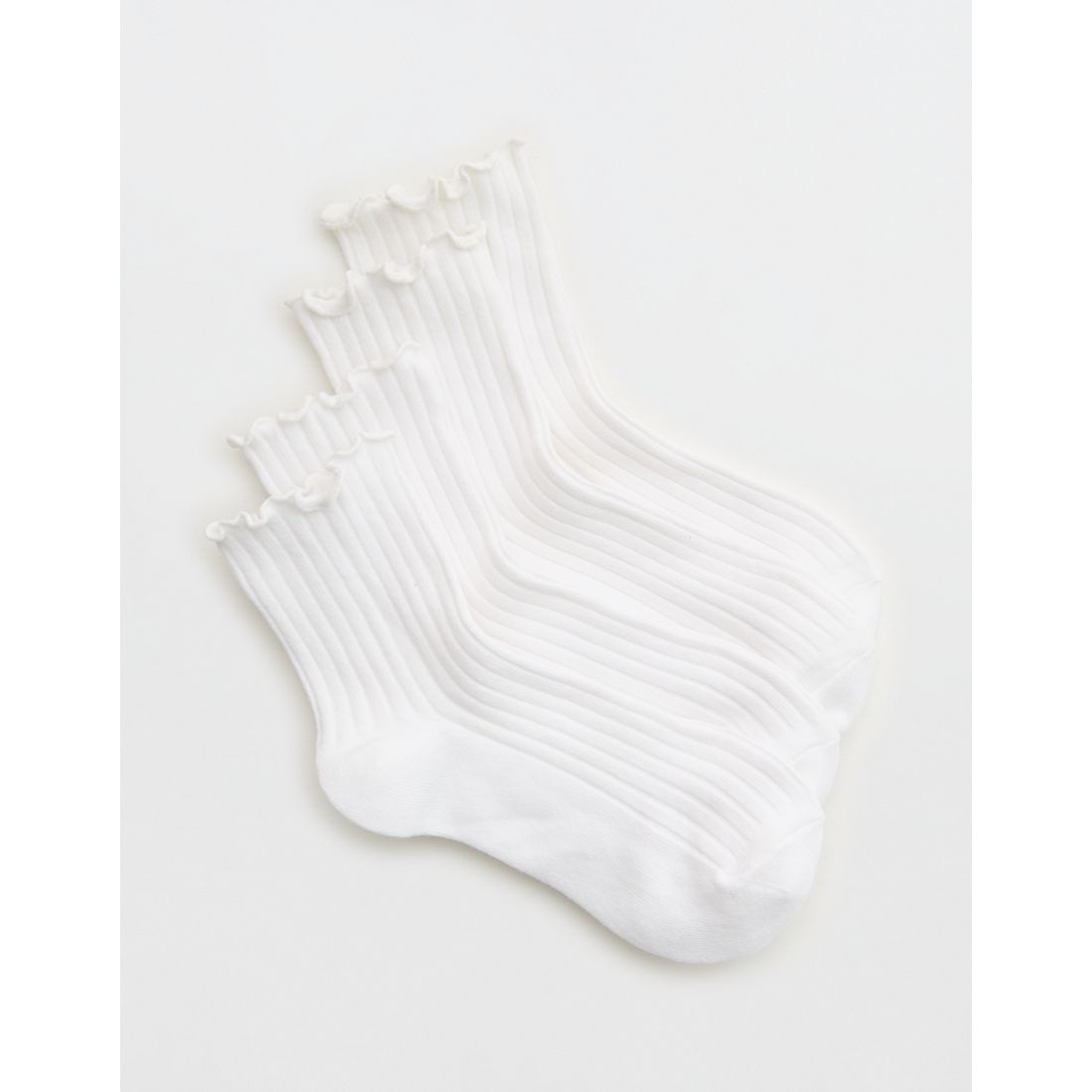 Aerie Ruffle Quarter Sock 2-Pack