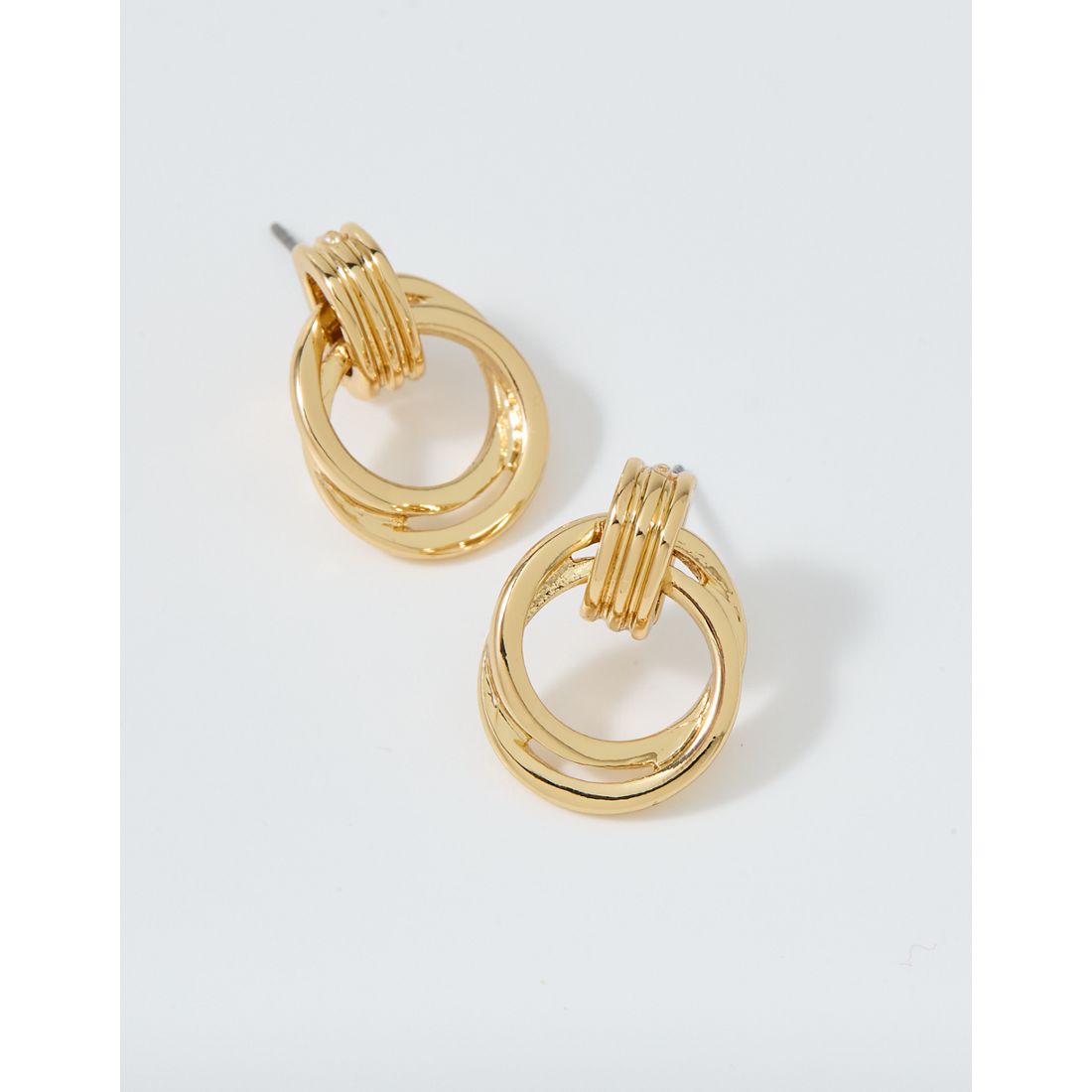 Aerie Mini Double Circle Hoop Earrings