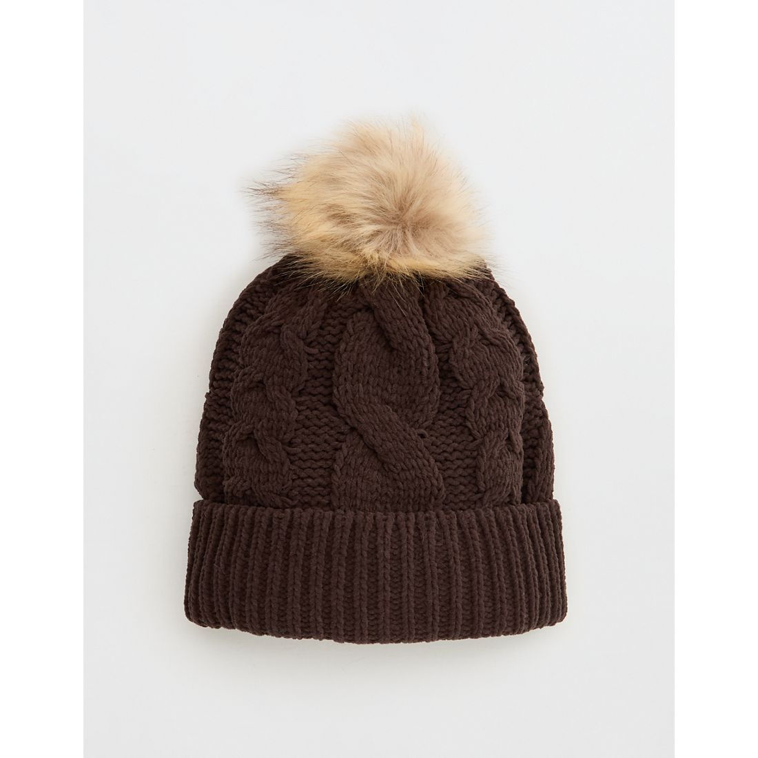Aerie Cable Pom Beanie