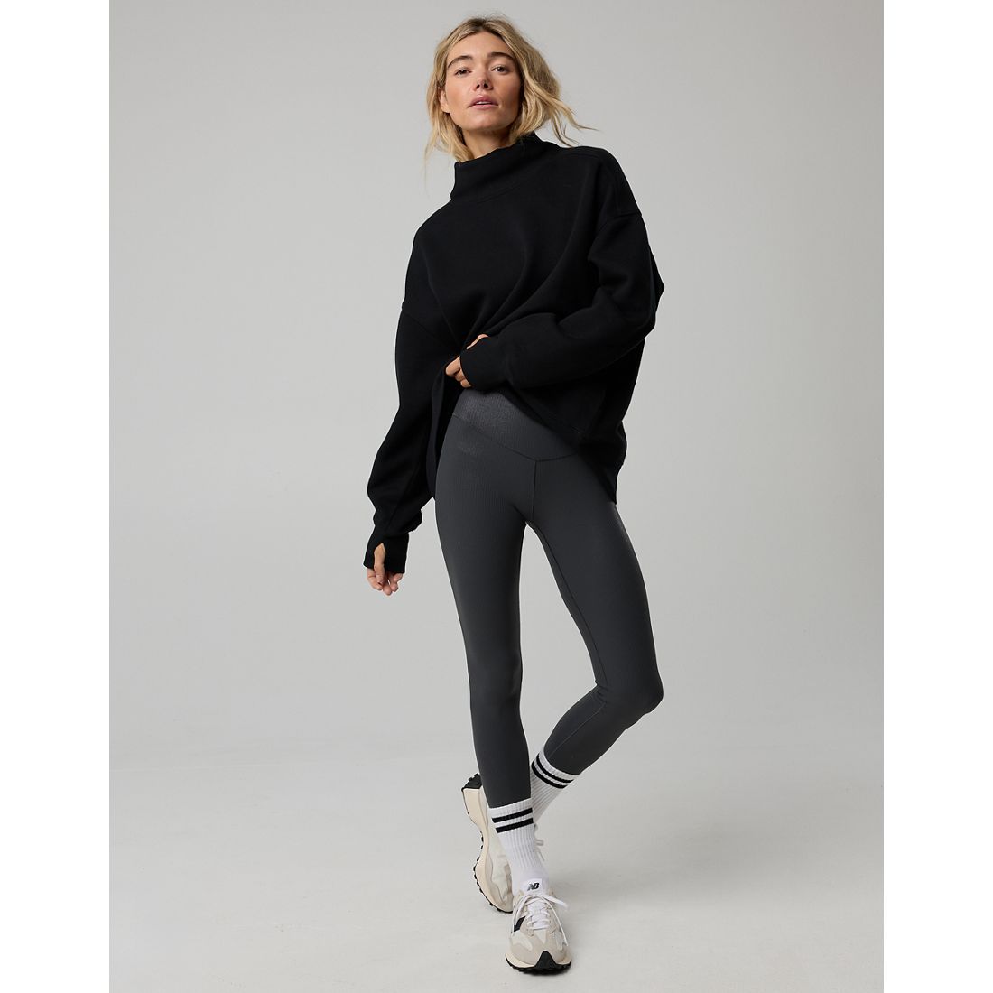 Offline Cloud Fleece Oversized Mockneck Sweatshirt
