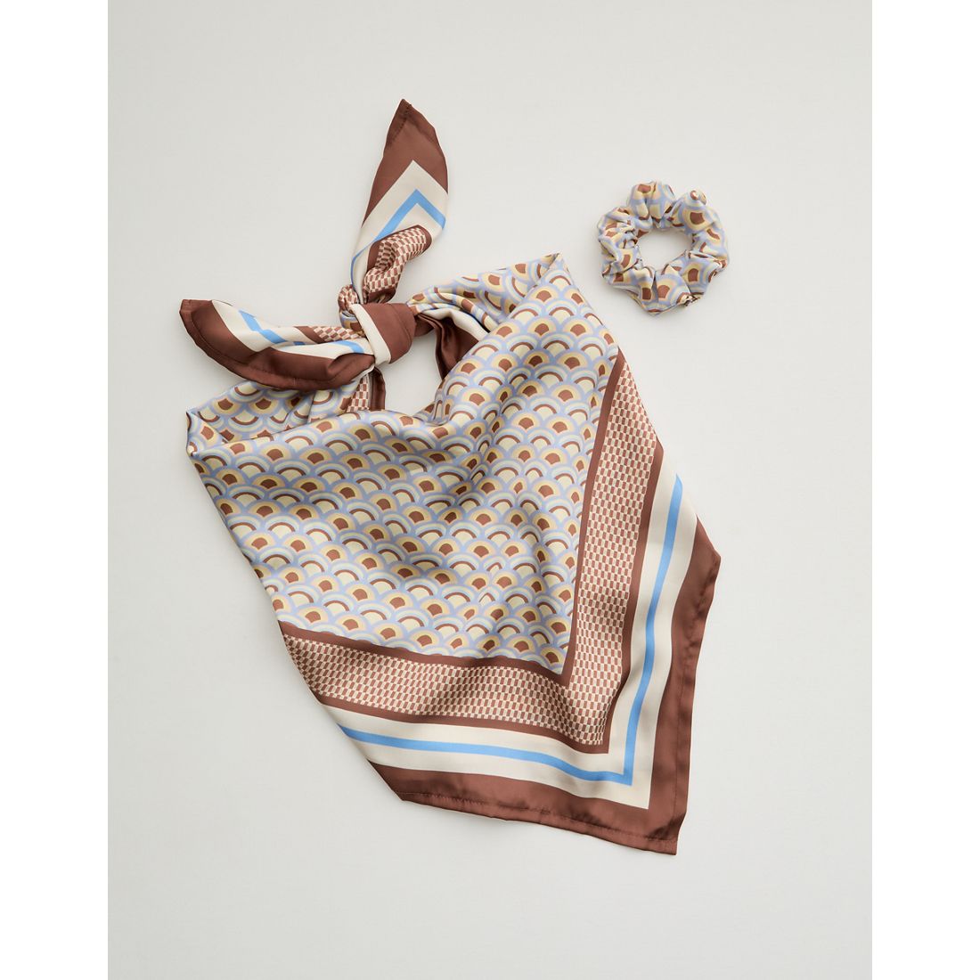 Aerie Satin Headscarf and Scrunchie