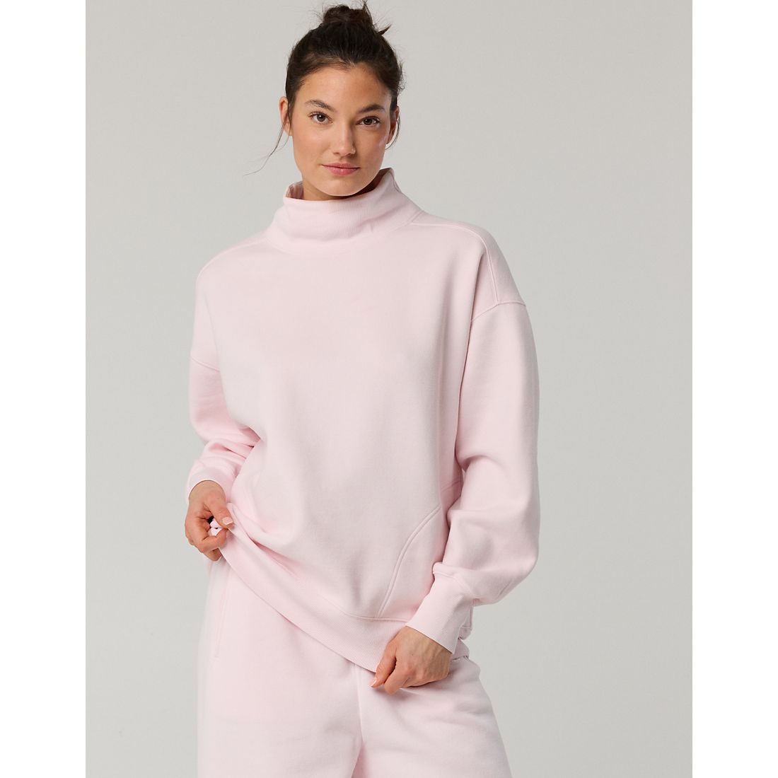 Offline Cloud Fleece Oversized Mockneck Sweatshirt