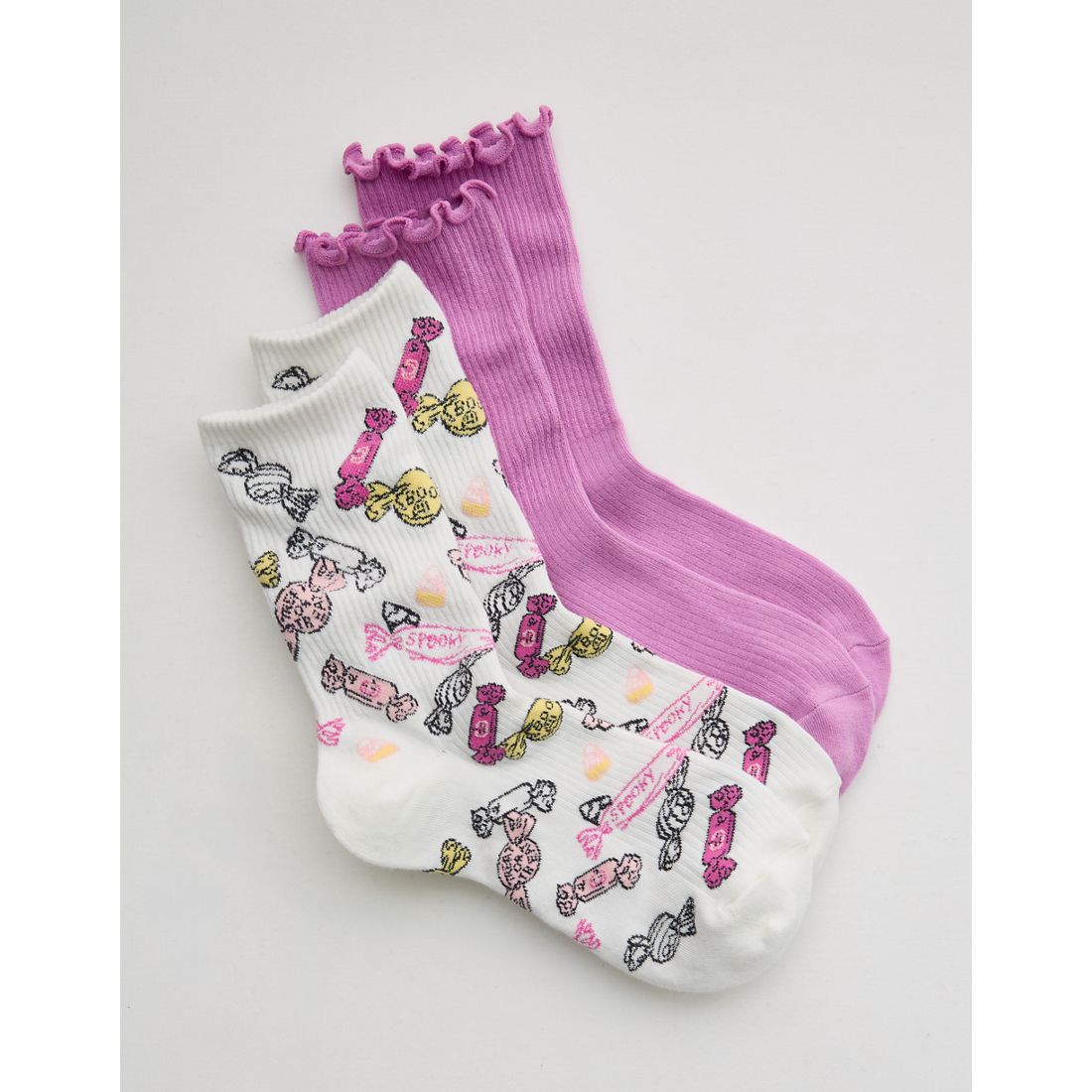 Aerie Ribbed Crew Sock 2-Pack