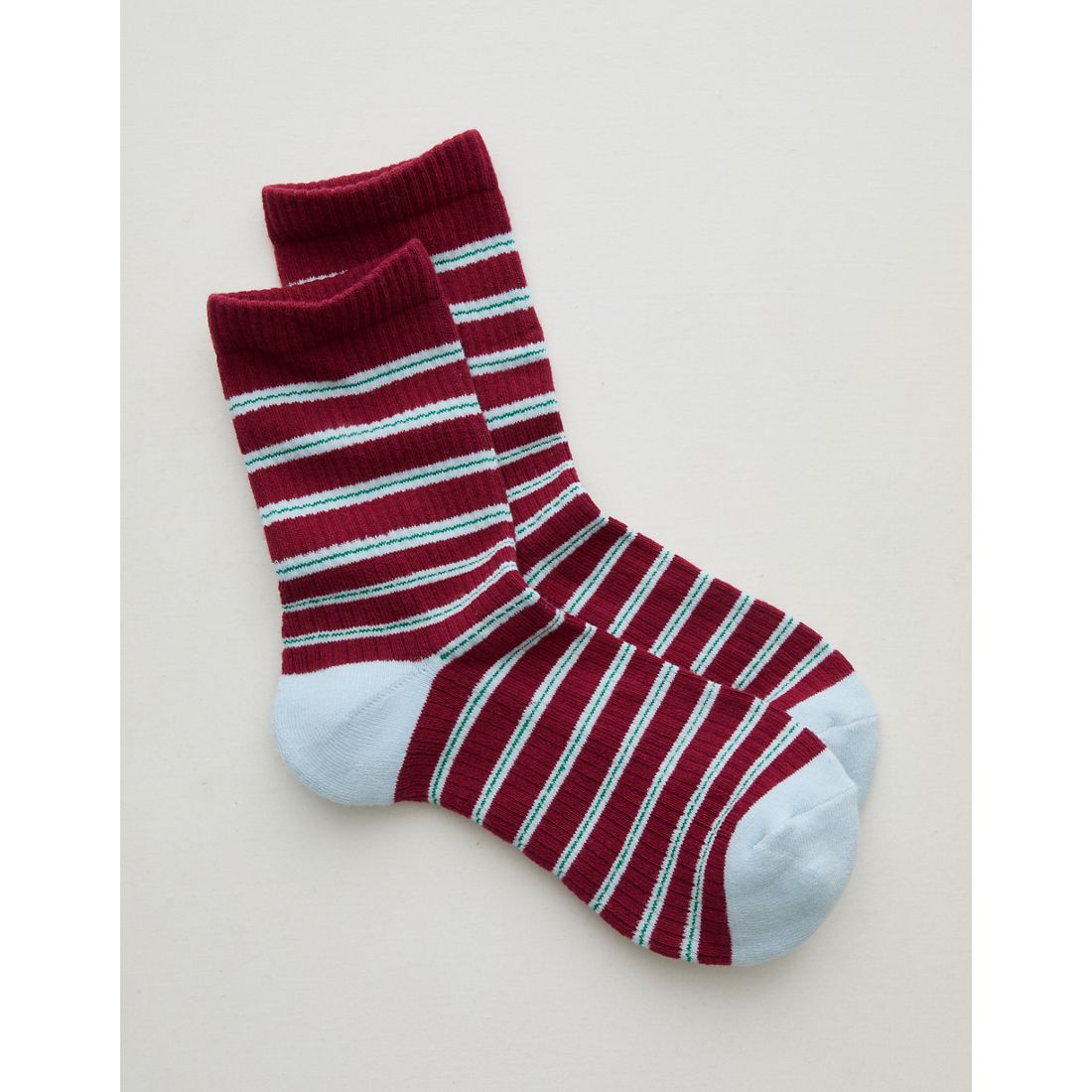 Aerie Striped Crew Socks