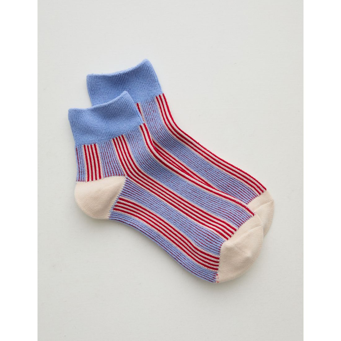 Aerie Striped Quarter Socks