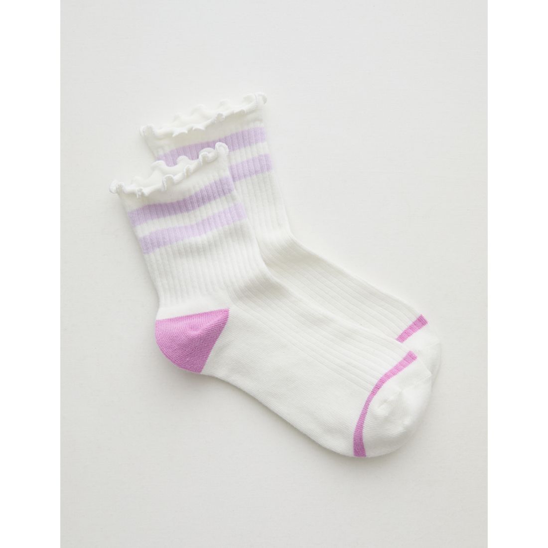 Aerie Ruffle Quarter Socks