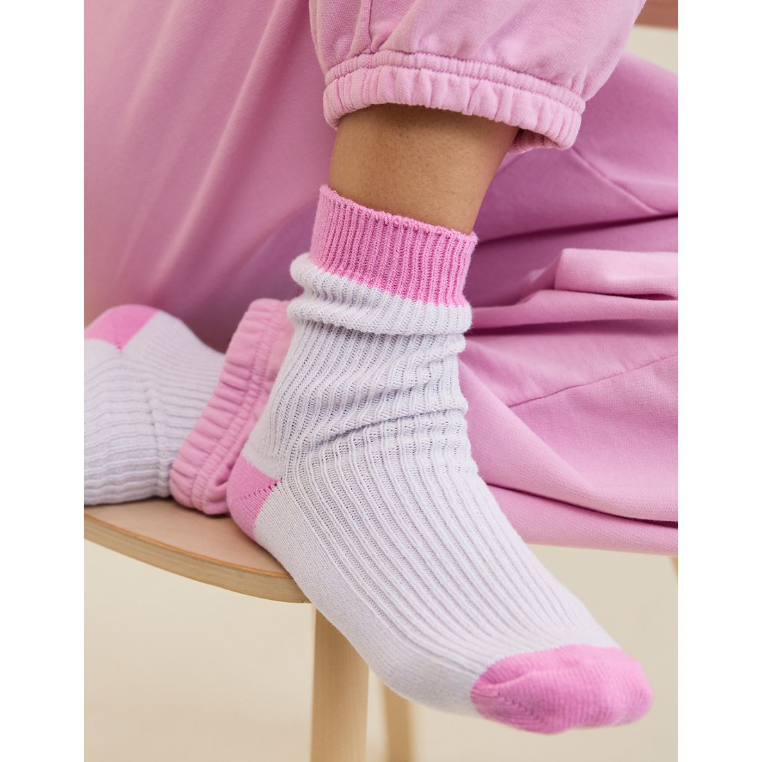 Aerie Marled Rib Crew Socks