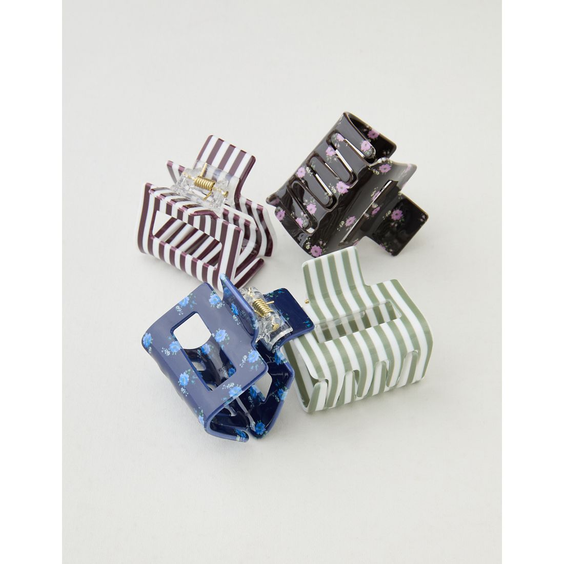 Aerie Square Hair Clip 4-Pack