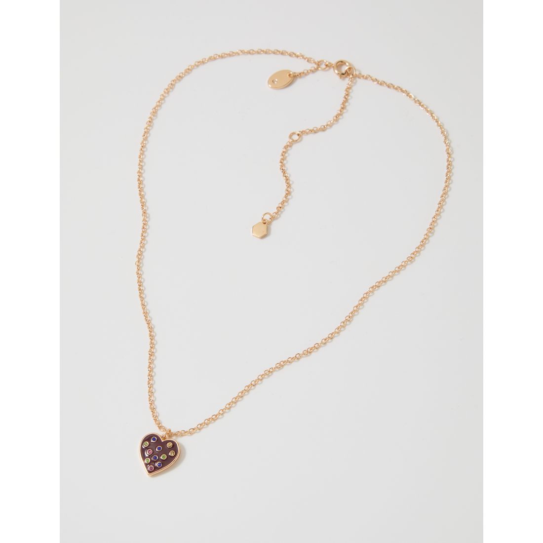Aerie Enamel Heart Necklace