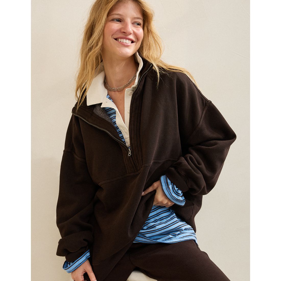 Aerie Oh Zip! Sweatshirt