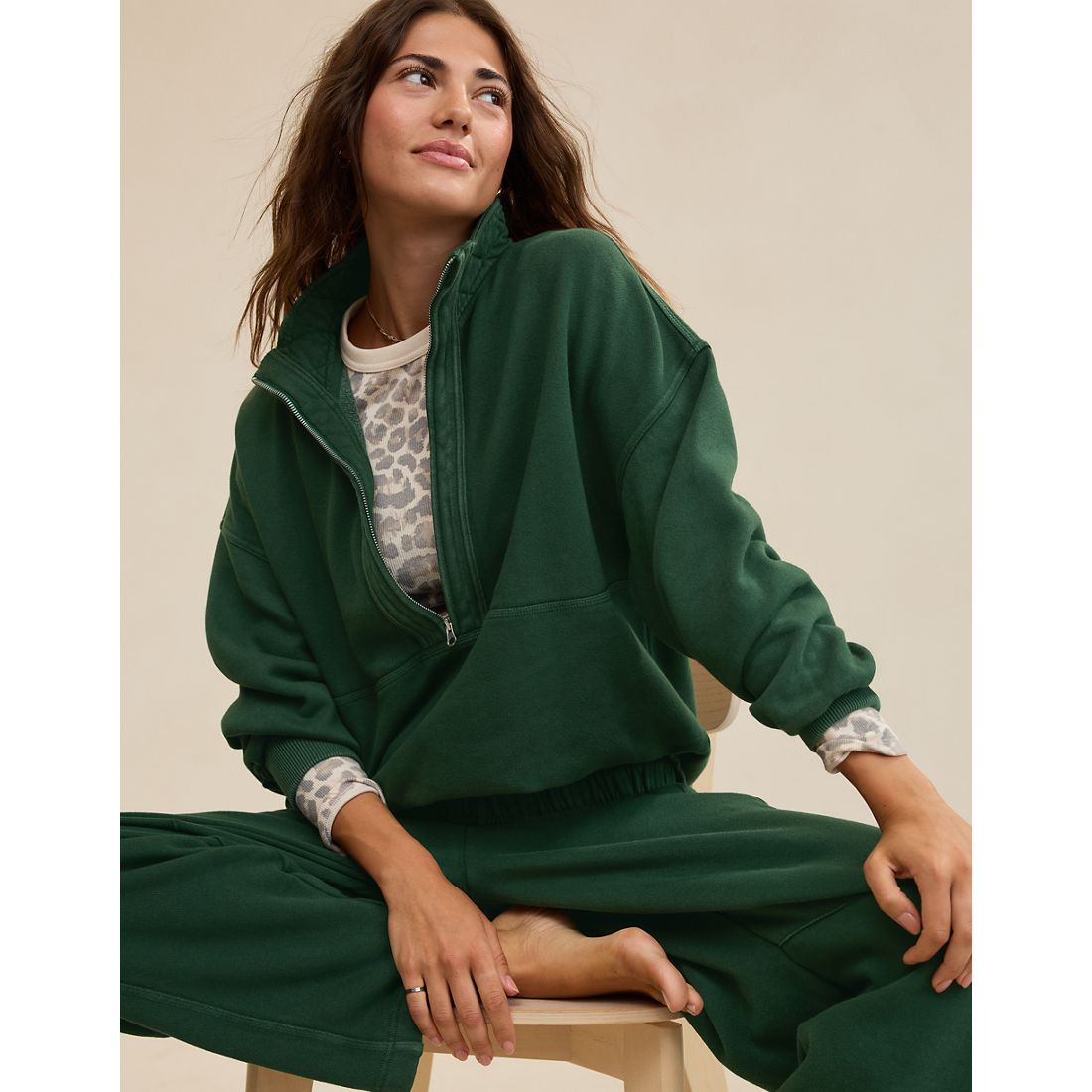 Aerie Oh Zip! Sweatshirt