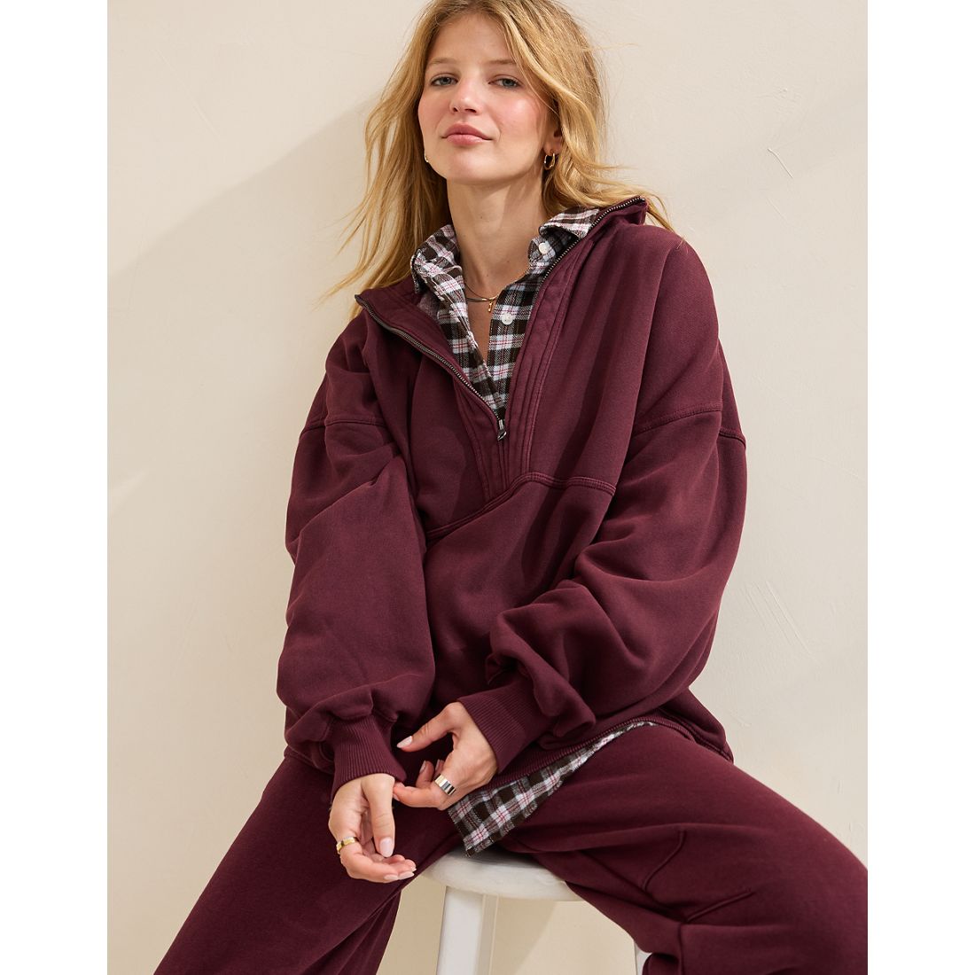 Aerie Oh Zip! Sweatshirt