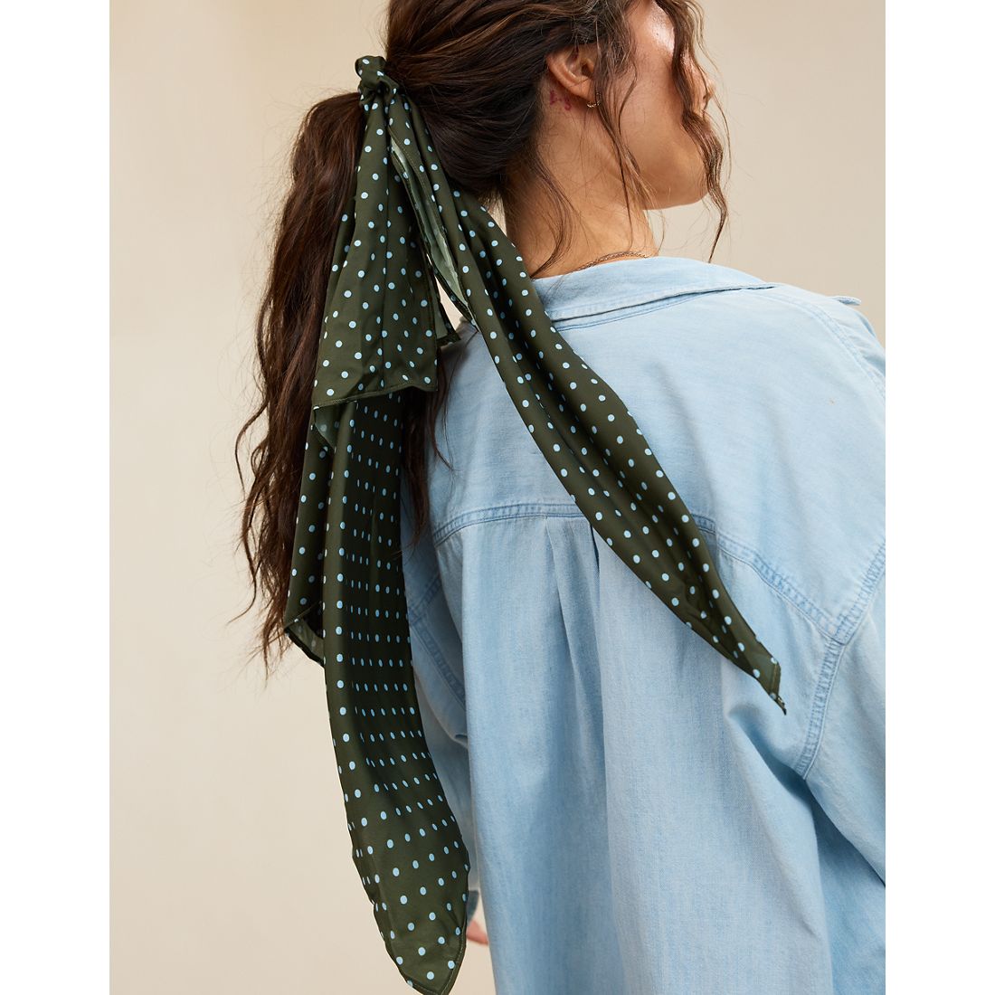 Aerie Satin Headscarf and Scrunchie