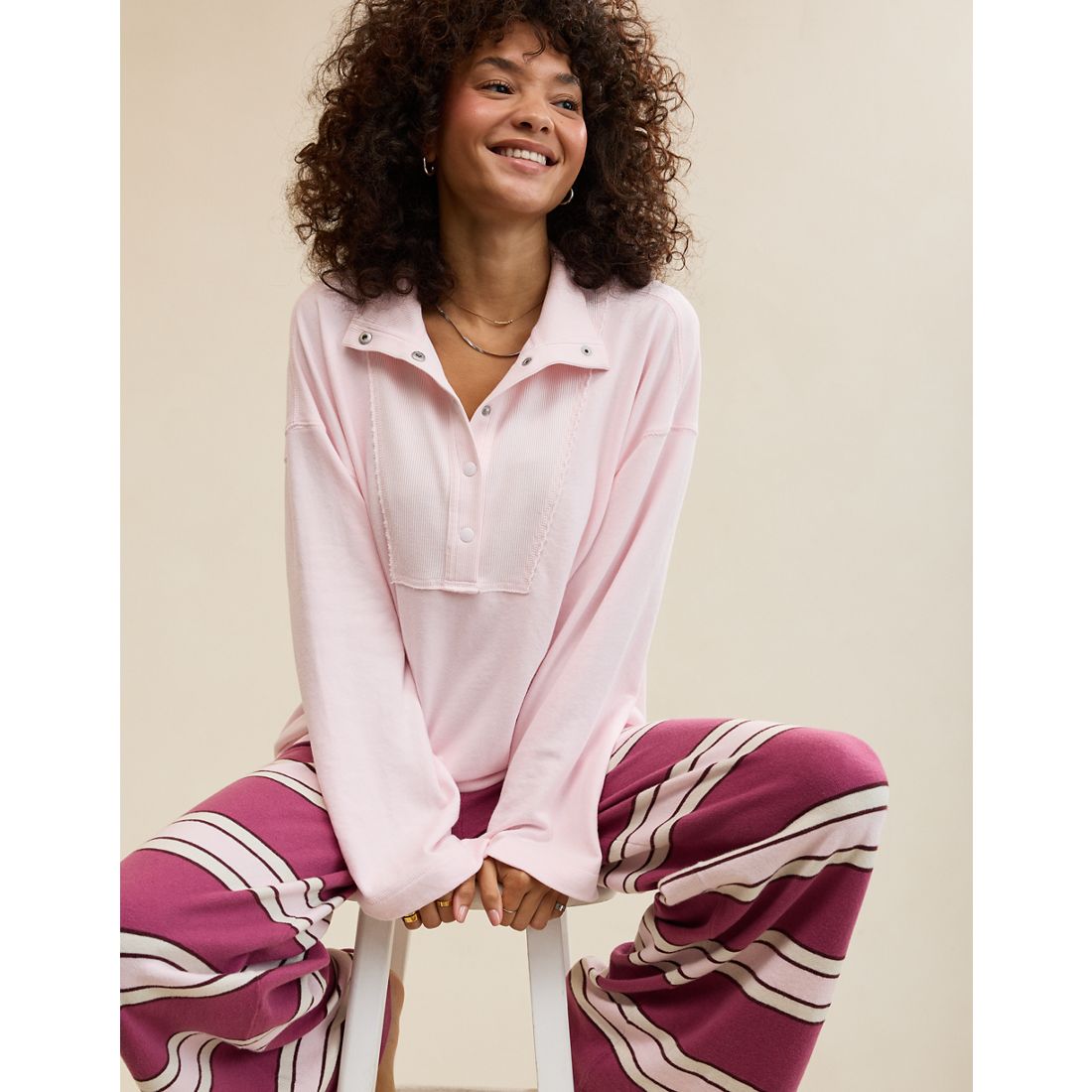 Aerie Quarter Snap Sweatshirt