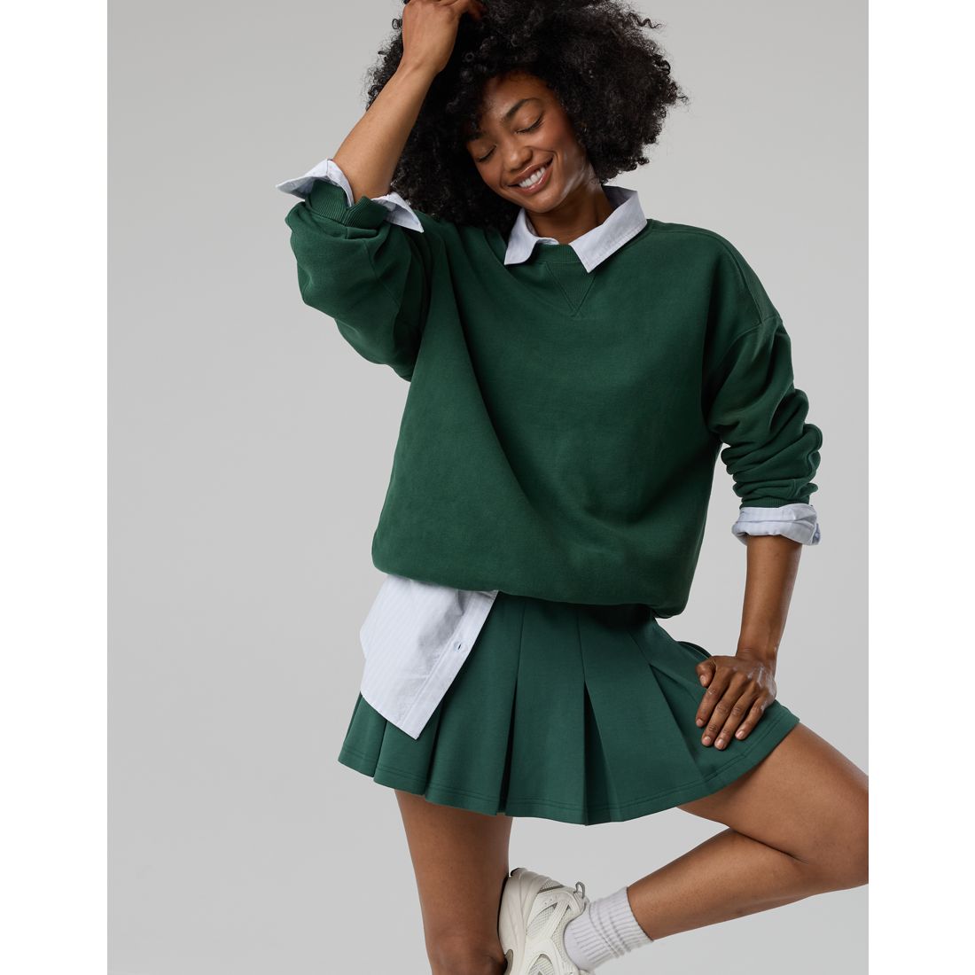 Offline Cloud Fleece Oversized Crewneck Sweatshirt