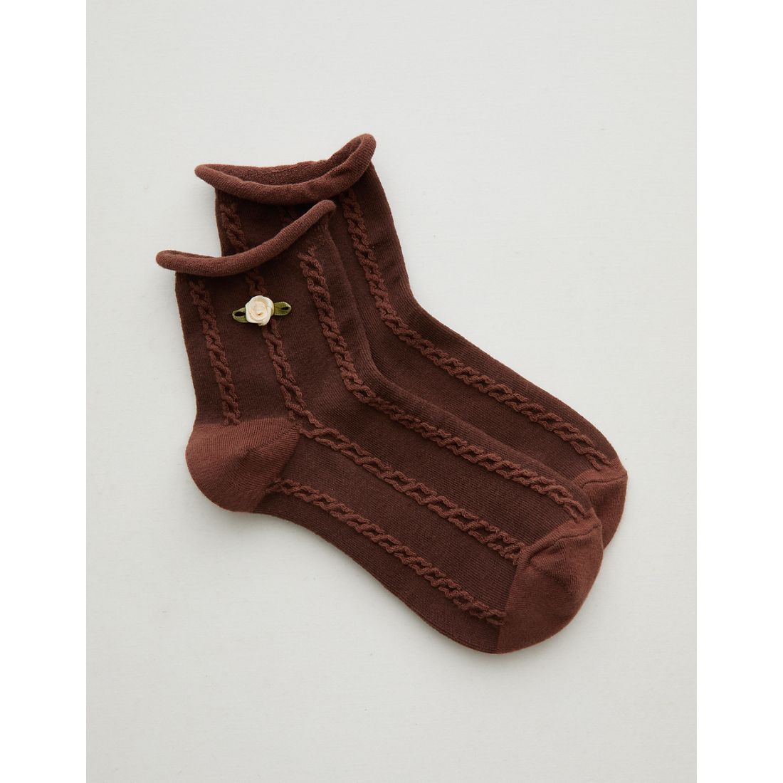 Aerie Rosette Quarter Socks