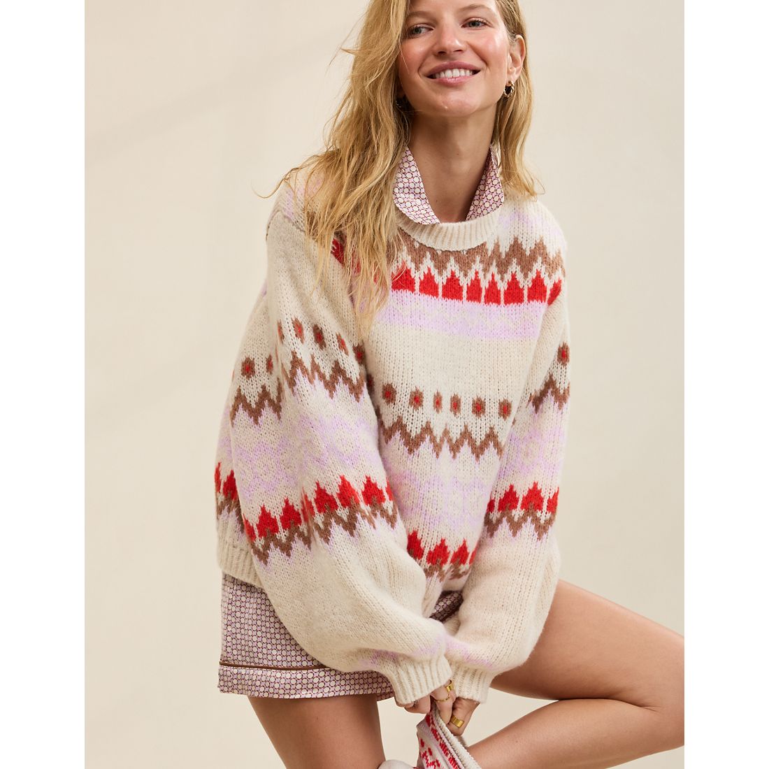 Aerie Bubble Crew Sweater