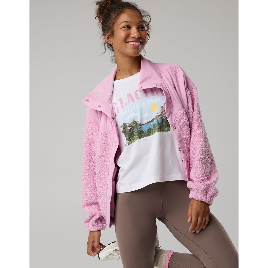 Offline Fluff Love Full Snap Jacket