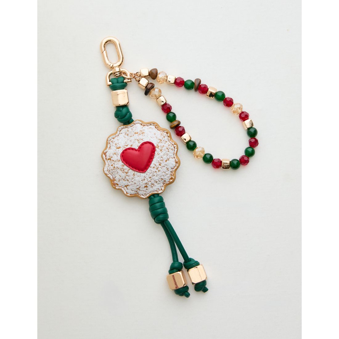 Aerie Linzer Cookie Bag Charm