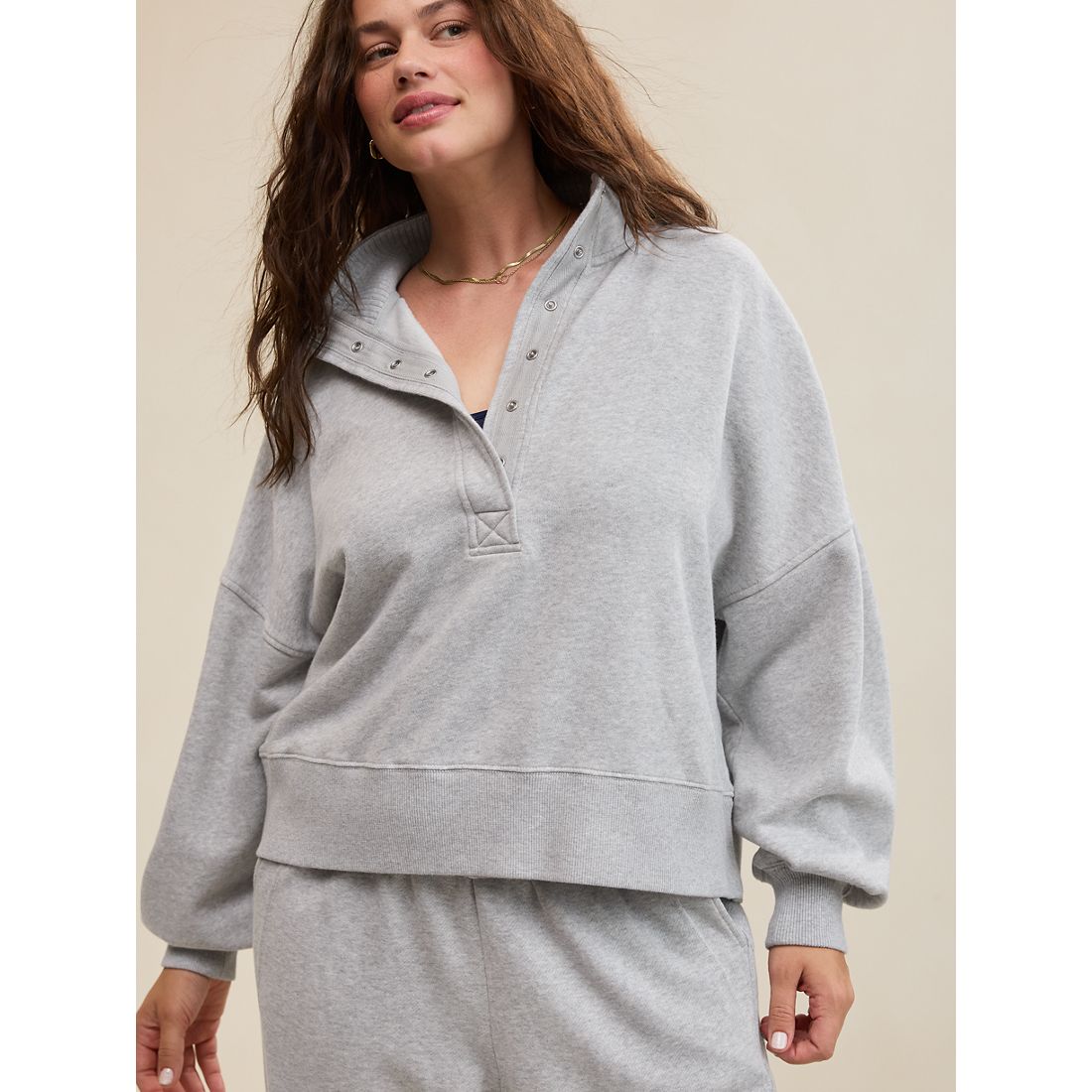 Aerie Oh Snap! Cropped Sweatshirt