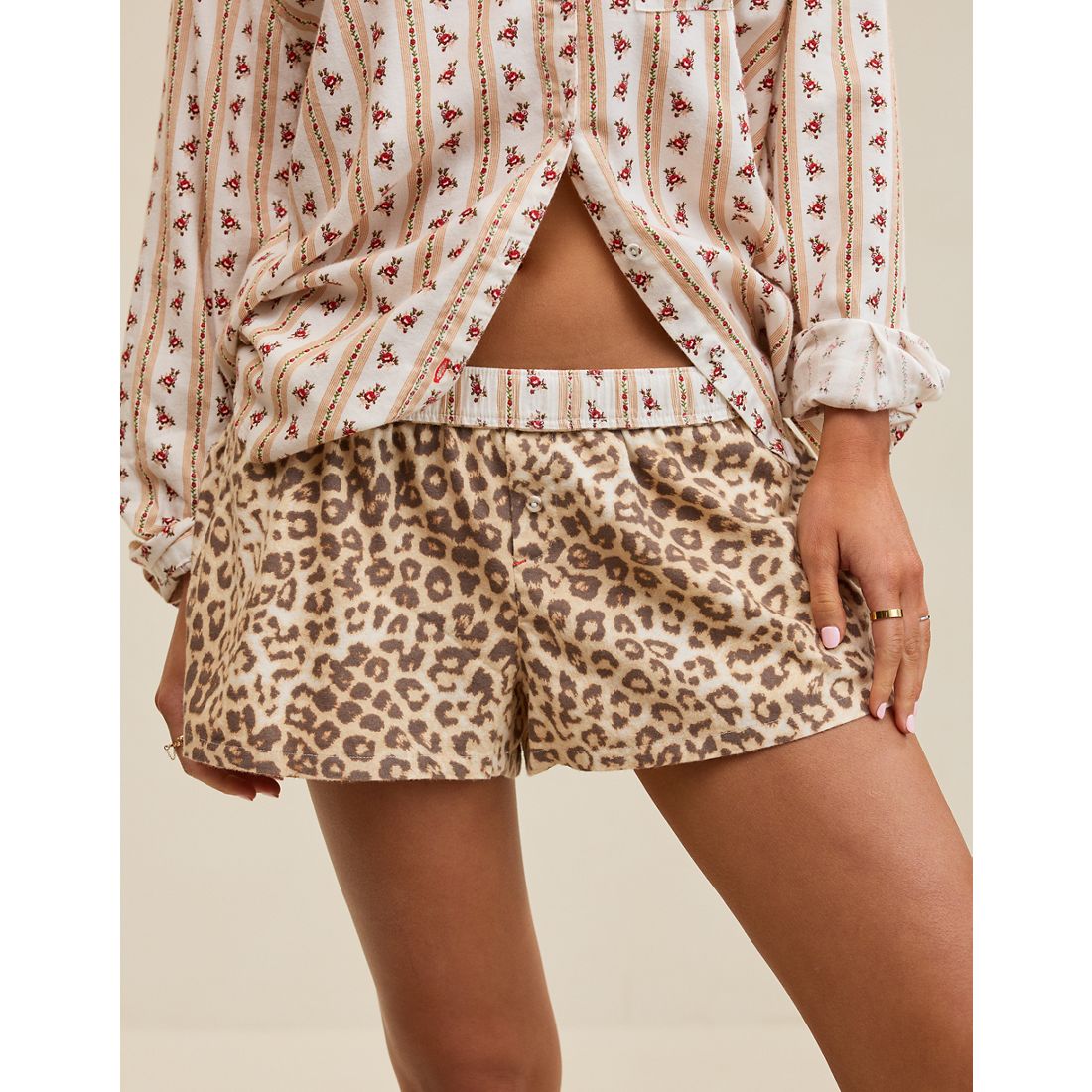 Aerie Checked Out Flannel Boxer