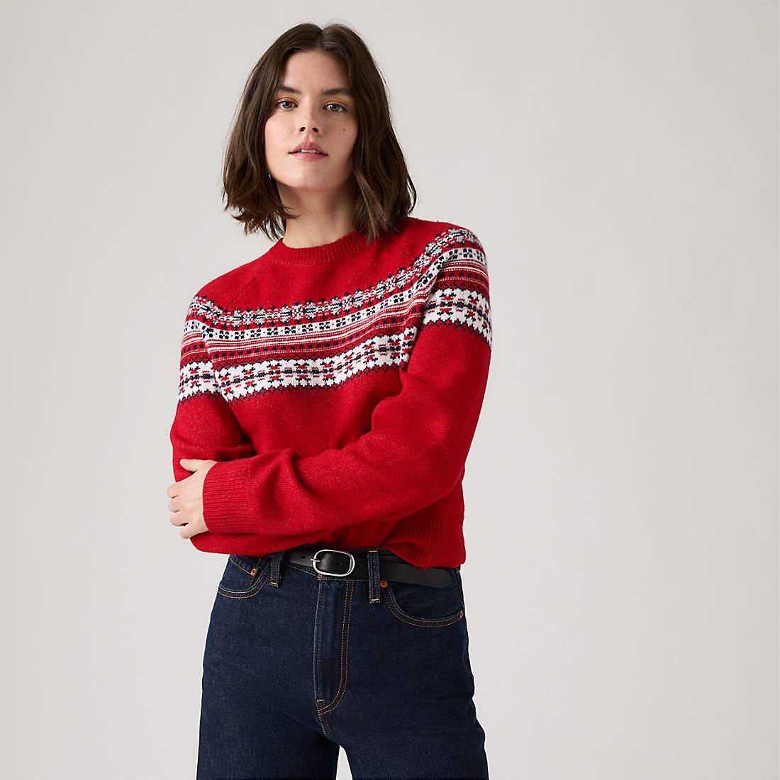 Levi's Lou Fairisle Crew Sweater