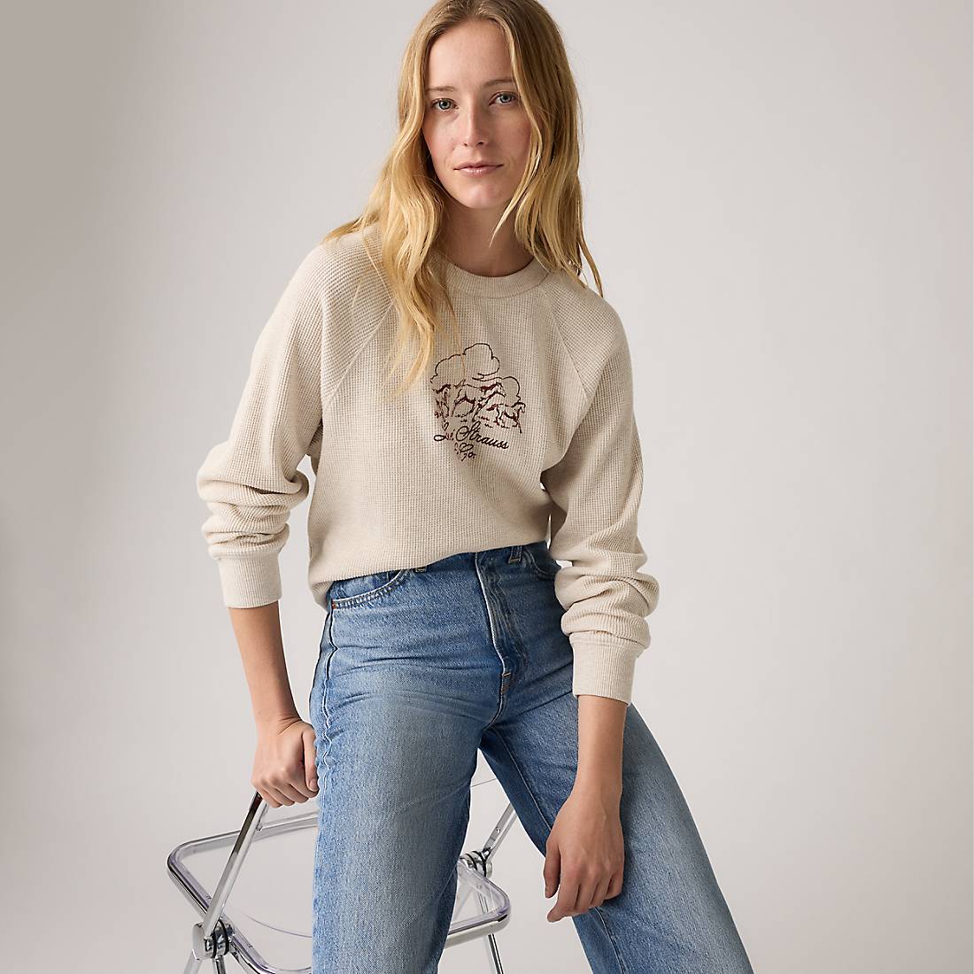 Levi's Graphic Logo Lassen Crewneck