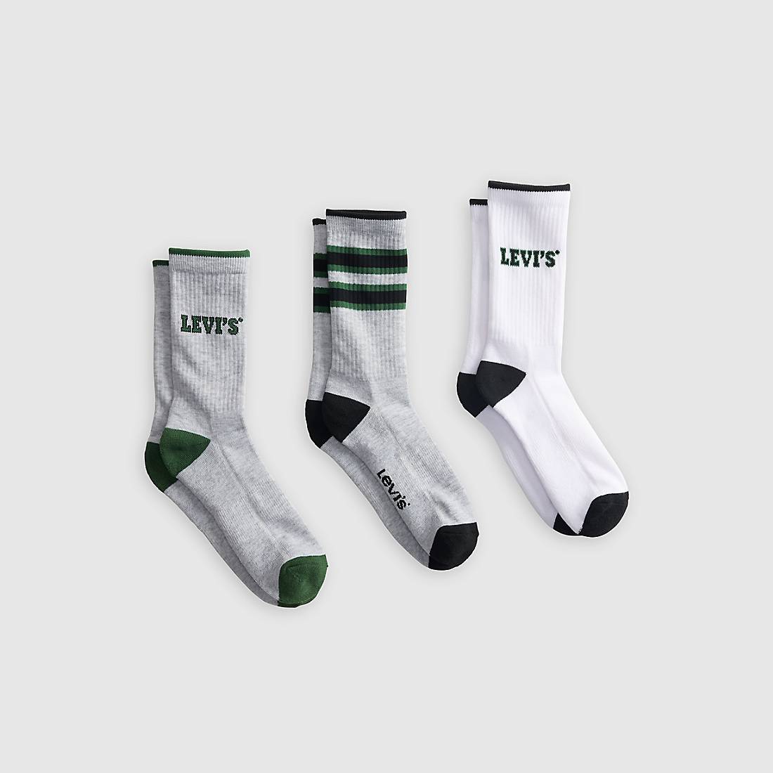 Levi s® Logo Regular Cut Socks (3 Pack)