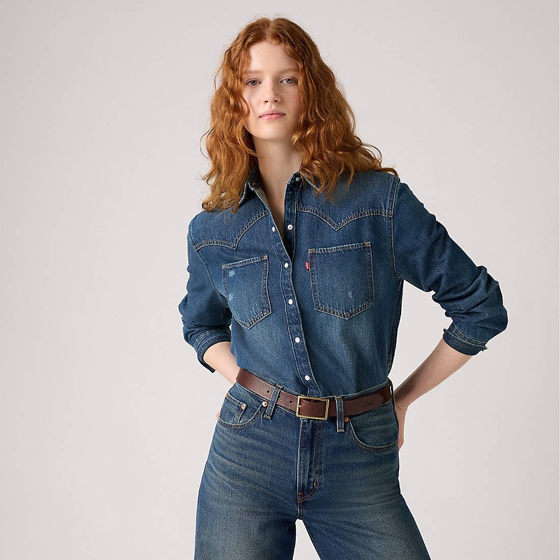 Levi s Rectangle Buckle Belt