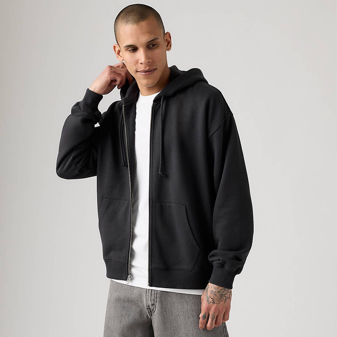 Levi s Boxy Full-Zip Sweatshirt