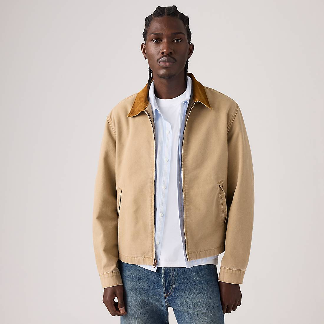 Levi s Castro Mechanics Full-Zip Lightweight Canvas Jacket
