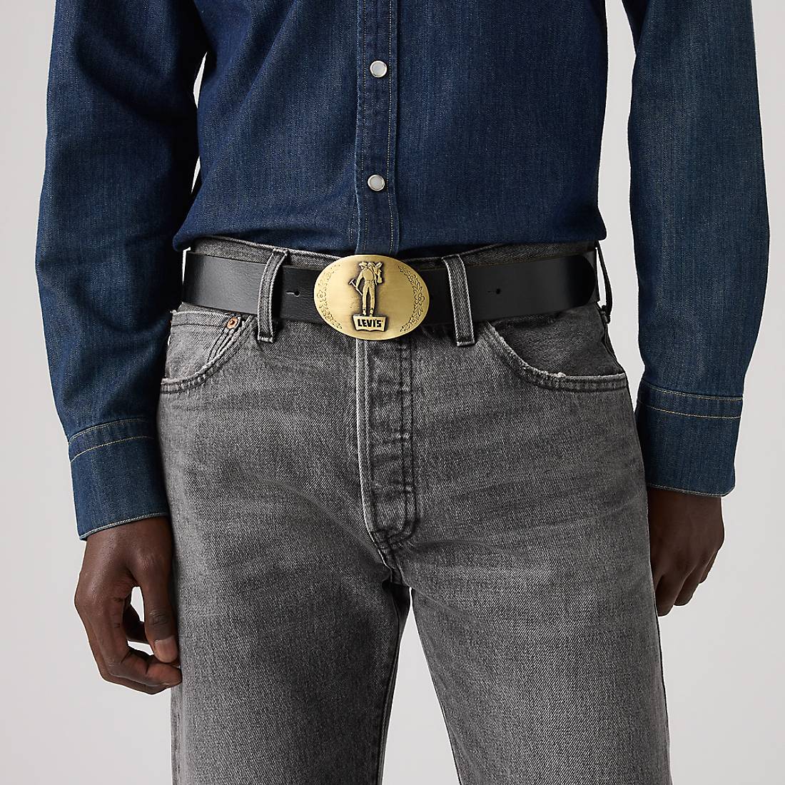 Levi s Saddle Man Plaque Belt