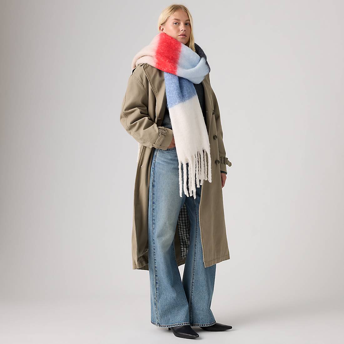 Levi s Fuzzy Scarf