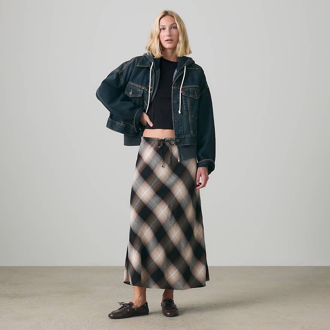 Levi s Loose Cropped Trucker Jacket