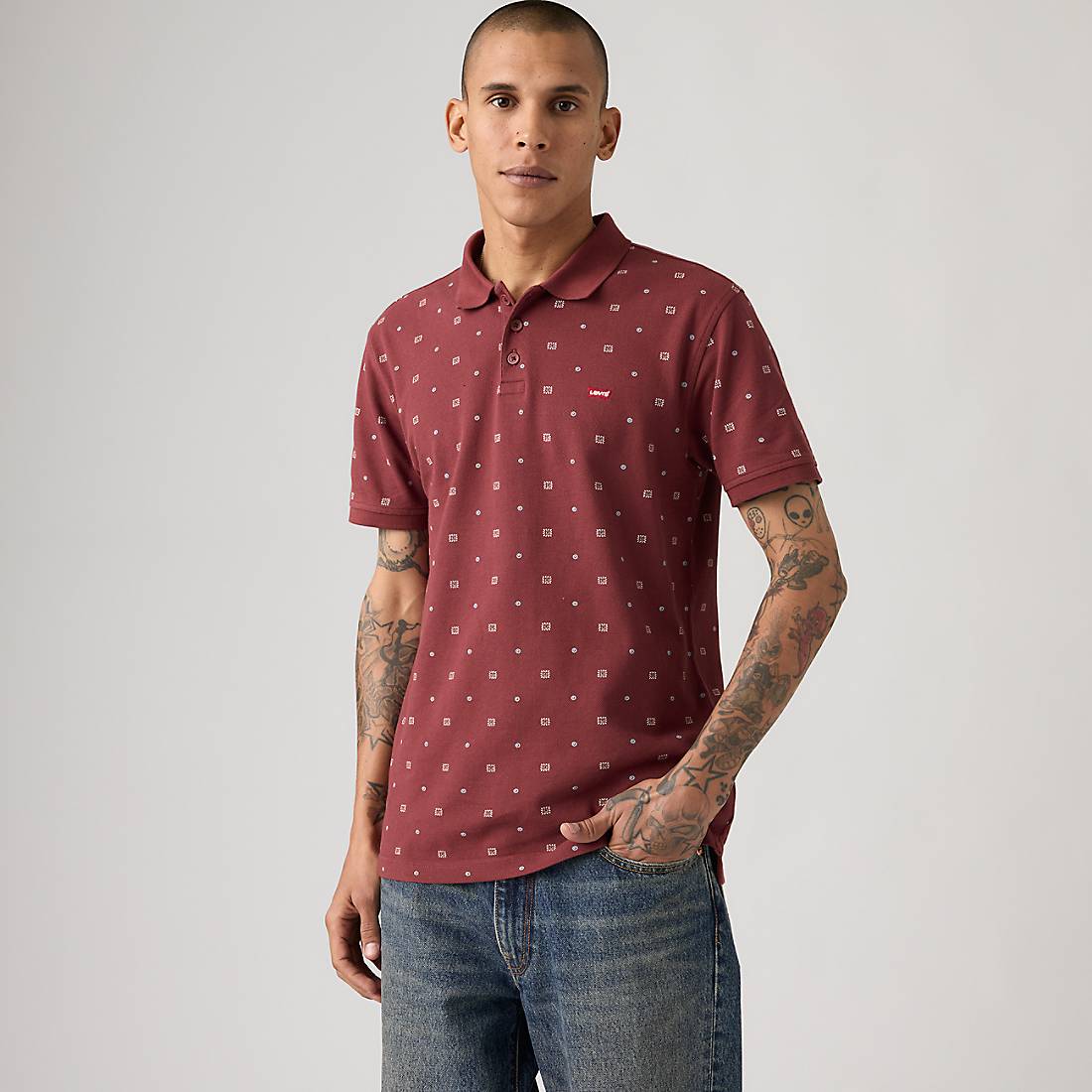 Levi's 100% Cotton Housemark Polo