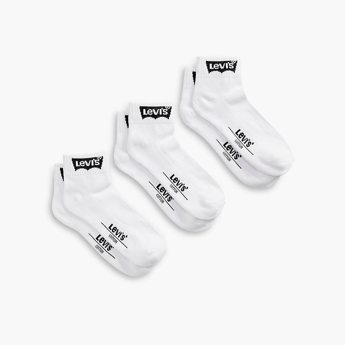 Levi s Big Batwing Mid-Cut Socks (3 Pack)