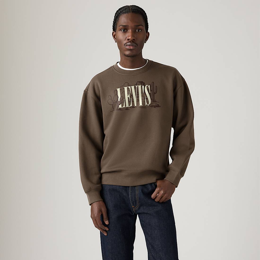 Levi s Relaxed Graphic Crewneck Sweatshirt